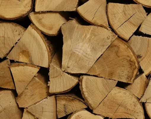 Bûches de bois dur séchées au four en chêne, filet 22L – Image 2