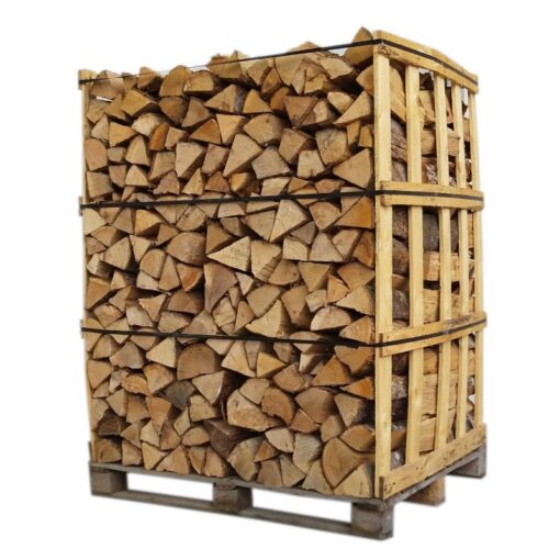Bois de chauffage – 33 cm – mélange 85% bois durs – palette 1.7 m3 – 2.5 stères