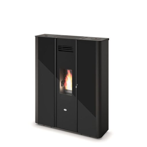 Poêle à granulés ventilé extra plat canalisable – EVACALOR Emily 9,5 kW – Image 3