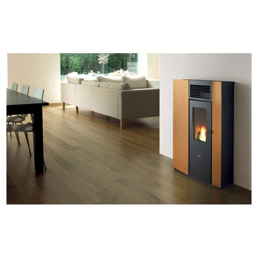 Poêle à granules ventilé extra plat – EVACALOR Perla 7.5 kW – Image 2