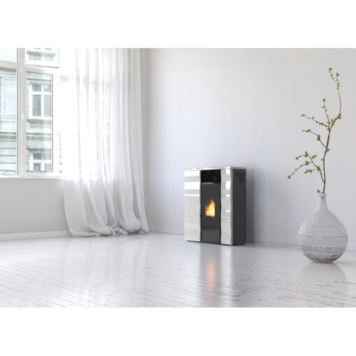 Poêle à granulés ventilé extra plat – LINCAR Olga 502L 10 kW – Image 2