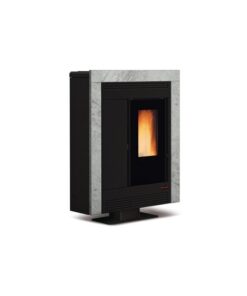 Poêle à granules ventilé extra plat canalisable – EXTRAFLAME Souvenir Petra Evo 11 kW