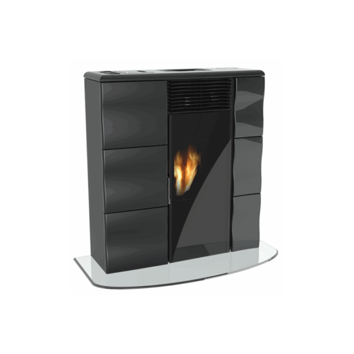 Poêle à granulés ventilé extra plat – LINCAR Olga 502L 10 kW